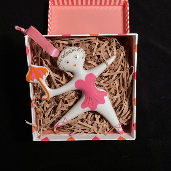NIB! Jonathan Adler CIRCUS Mrs Acrobat Holiday Ornament / Figurine - RETIRED - Picture 2 of 7